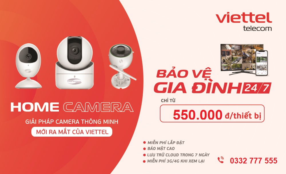 Home Camera Viettel, Camera Ngoài Trời, Camera Quan Sát Chỉ 690.000đ/ Thiết bị
